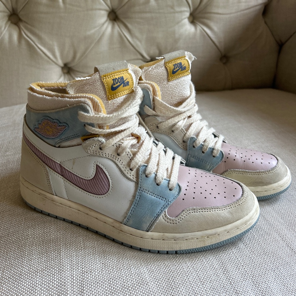 Wmns Air Jordan 1 High Zoom Comfort 'Pink Oxford Plum Fog'